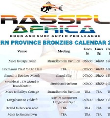 WP Bronzies Calendar